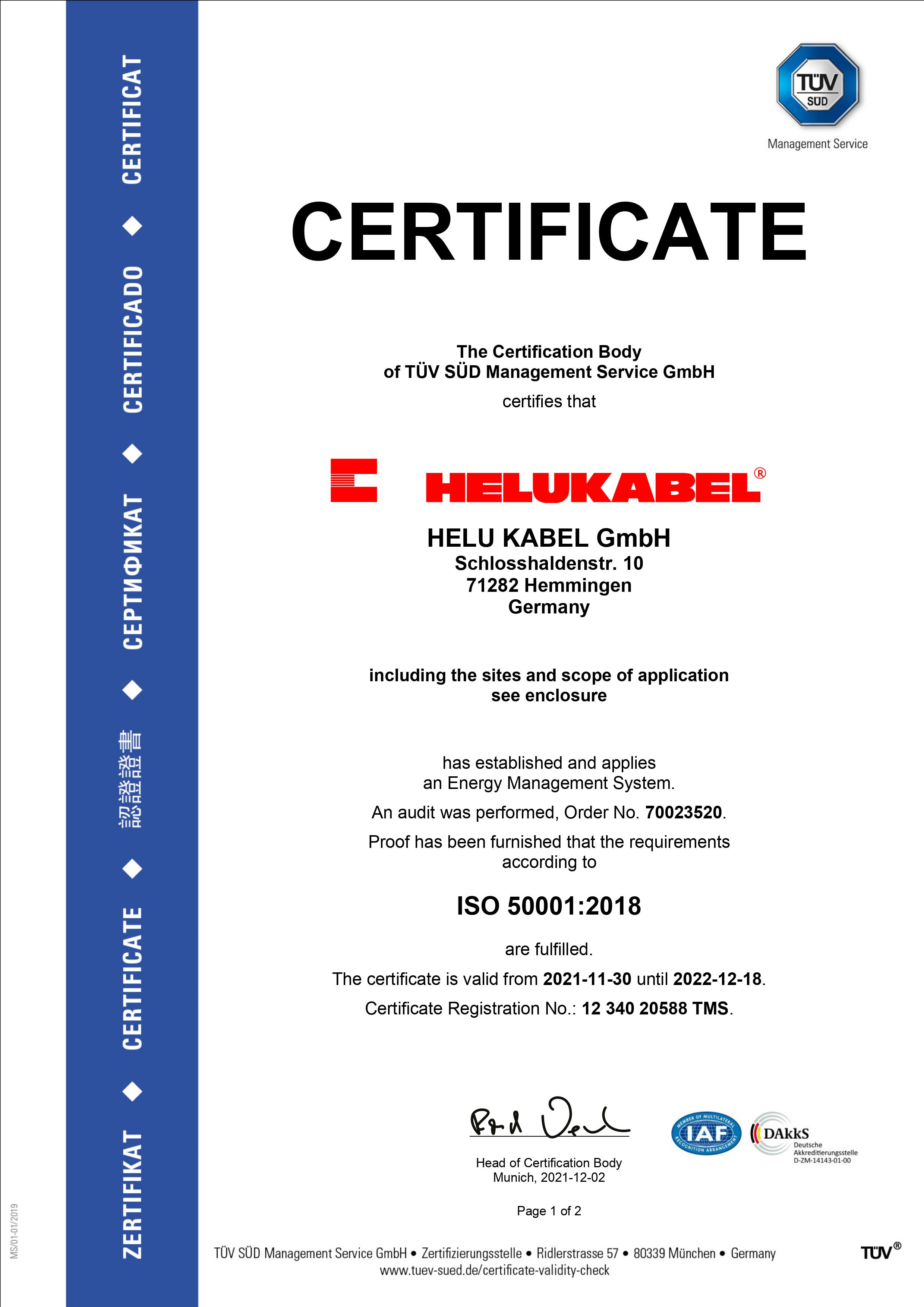 DIN ISO 50001