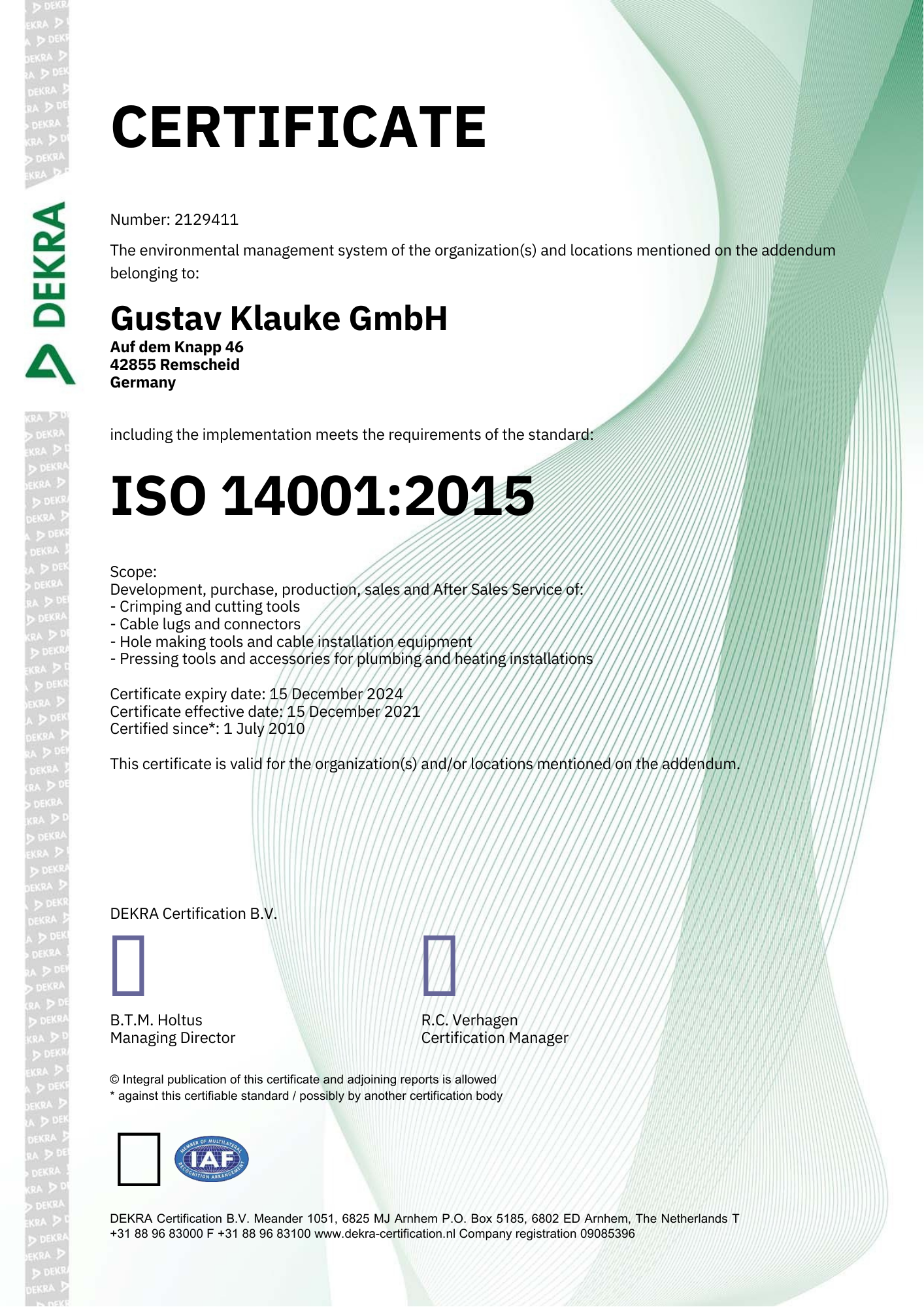 ISO 14001:2015