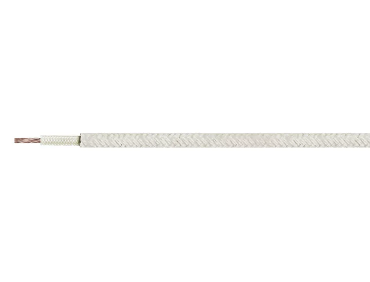HELUTHERM® 600 - enkelledare i nickel. Dubbel isolering i glasfiber, impregnerad med silikon. Tillgänglig med stålskärm (ES)