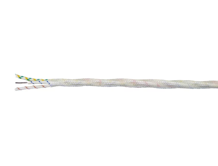 HELUTHERM® 400-MULTI - halogenfri och temperaturbeständig +400°C styrkabel i nickel, isolerad med impregnerad glasfiber