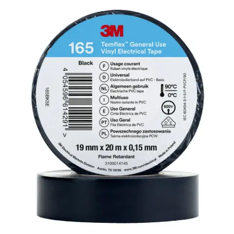 3M Temflex 165 Vinyl Electrical Insulation Tape