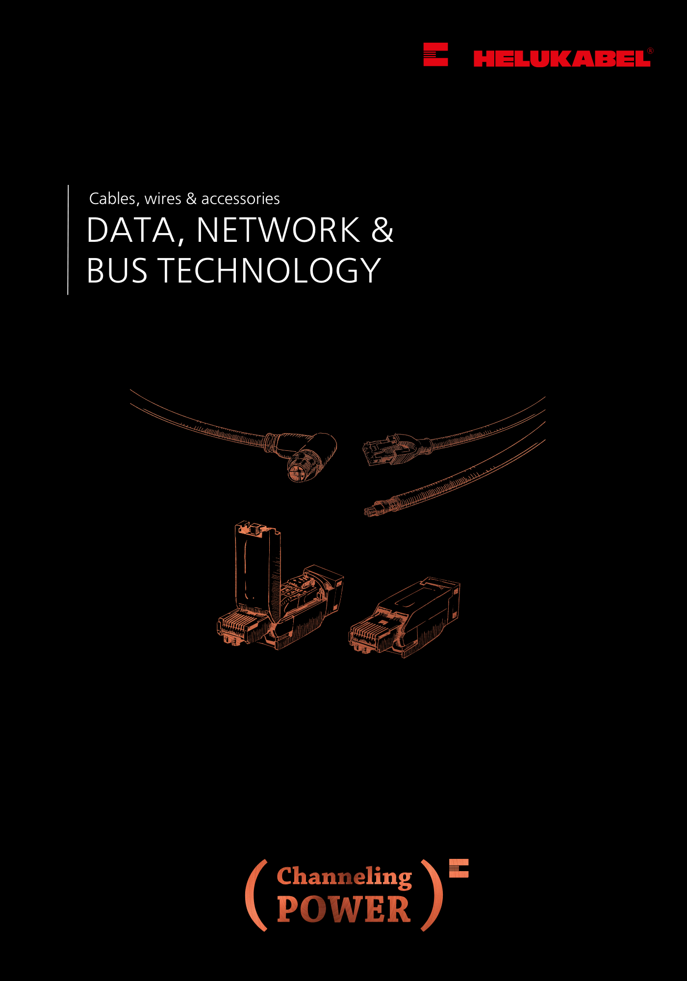 Data-, nätverks- och busskablar